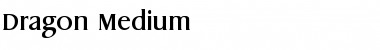 Dragon-Medium Regular Font