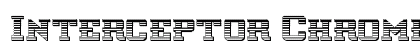 Interceptor Chrome Regular font free download