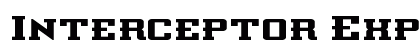 Interceptor Expanded Expanded Font Preview