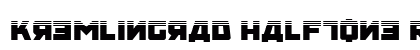 Kremlingrad Halftone Regular font free download