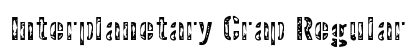 Interplanetary Crap Regular font free download