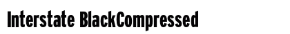 Interstate BlackCompressed font free download