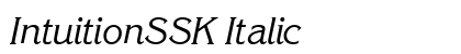 IntuitionSSK Italic Preview