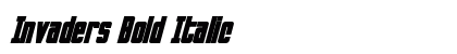 Invaders Bold Italic preview Invaders Bold Italic preview