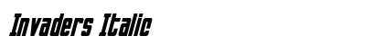 Invaders Italic preview Invaders Italic preview