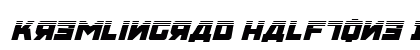 Kremlingrad Halftone Italic Preview