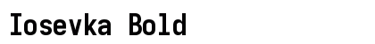 Iosevka Bold font free download
