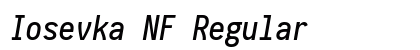 Iosevka NF Regular font free download