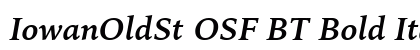IowanOldSt OSF BT Bold Italic font free download