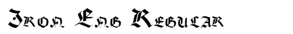 Iron Eng Regular font free download