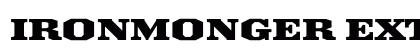 Ironmonger Extnd font free download
