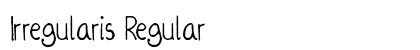 Irregularis Regular font free download