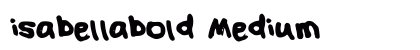 isabellabold Medium Font Preview