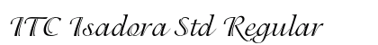 ITC Isadora Std Regular font free download