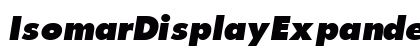 IsomarDisplayExpandedSSK Italic Font Preview