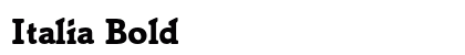 Italia Bold Preview