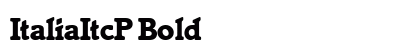 ItaliaItcP Bold font free download
