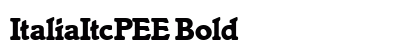 ItaliaItcPEE Bold font free download
