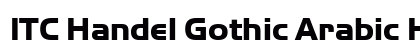 ITC Handel Gothic Arabic Heavy Bold font free download