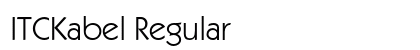 ITCKabel Regular font free download