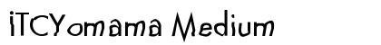ITCYomama Medium font free download