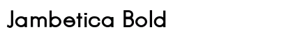 Jambetica Bold Preview