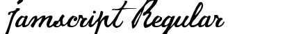 Jamscript Regular preview