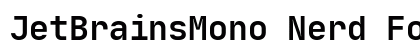 JetBrainsMono Nerd Font Bold font free download