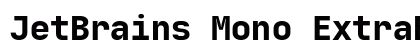 JetBrains Mono ExtraBold Preview