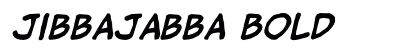 jibbajabba Bold font free download