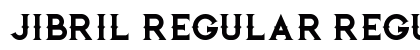 jibril Regular Regular font free download