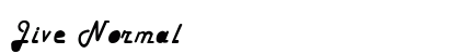 Jive Normal Font Jive Normal Font Preview