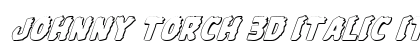Johnny Torch 3D Italic Italic font free download
