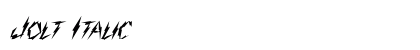 Jolt Italic Preview