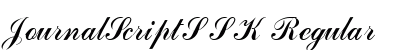 JournalScriptSSK Regular font free download