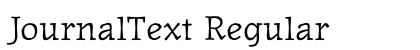 JournalText Regular Preview