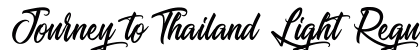 Journey to Thailand Light Regular font free download
