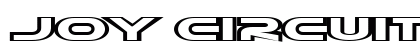 Joy Circuit Medium Font Preview