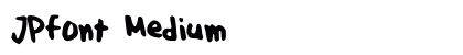 JPfont Medium font free download