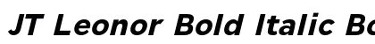 JT Leonor Bold Italic Bold Italic preview JT Leonor Bold Italic Bold Italic preview