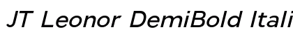 JT Leonor DemiBold Italic Bold Italic preview JT Leonor DemiBold Italic Bold Italic preview