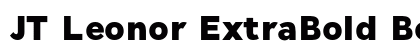 JT Leonor ExtraBold Bold font free download