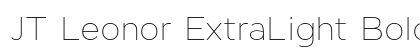JT Leonor ExtraLight Bold preview JT Leonor ExtraLight Bold preview