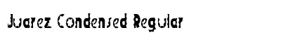 Juarez Condensed Regular Preview