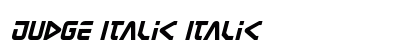 Judge Italic Preview