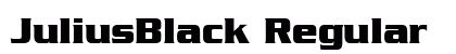JuliusBlack Regular Font Preview