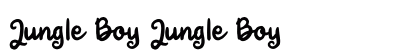 Jungle Boy Jungle Boy font free download