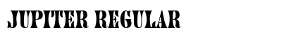 Jupiter Regular font free download
