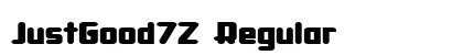 JustGood72 Regular font free download
