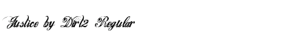 Justice by Dirt2 Regular Font Justice by Dirt2 Regular Font Preview